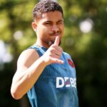 Joao Gomes počas tréningu.