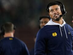 Marcus Freeman z Notre Dame robí prípad CFP Marcus Freeman z Notre Dame robí prípad CFP