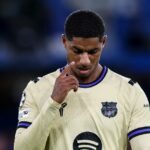 Marcus Rashford sa pozerá