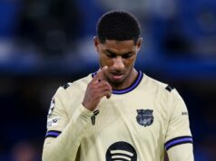 Marcusovi Rashfordovi sa konečne splnilo želanie po tom, čo Barcelona zamietla hviezdu Man Utd Marcus Rashford sa pozerá