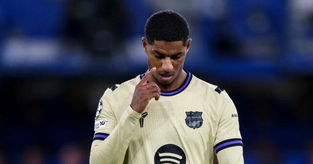 Marcus Rashford sa pozerá