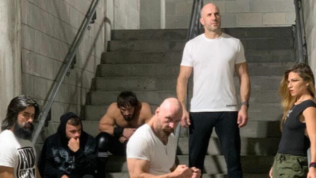 Marina Shafir možno nenápadne potvrdila budúcnosť Death Riders v AEW Grafika zápasu pre zápas Women's Blood and Guts (Image Credits: All Elite Wrestling on X)