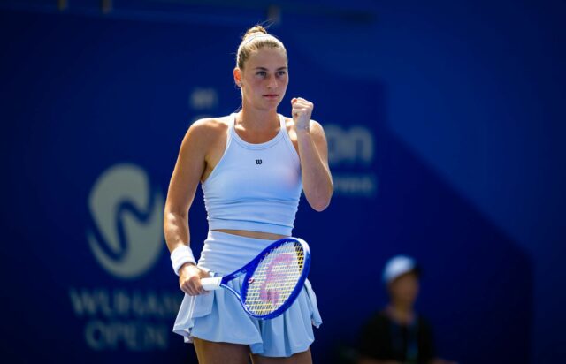 Marta Kostyuk si na vysnívanej dovolenke v Monaku pri mori Marta Kostyuk si na vysnívanej dovolenke v Monaku pri mori obliekla červené jednodielne plavky