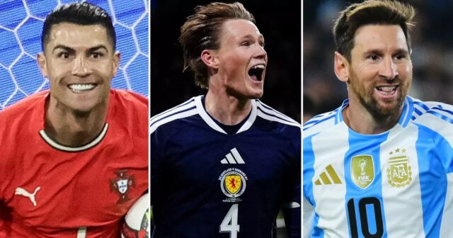 Messi, Ronaldo... McTominay - tričká futbalistov predávané za desaťtisíce Fanúšikovia SSC Neapol mávajú vlajkou zobrazujúcou Scotta McTominaya