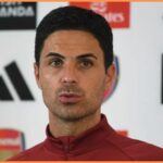 Mikel Arteta na tlačovej konferencii Chelsea-Arsenal