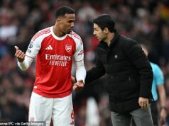 Mikel Arteta vydal dôležité informácie o zranení Gabriela kvôli obavám, že hviezda Arsenalu môže byť mimo hry na DVA MESIACE Obranca Arsenalu Gabriel (vľavo) bude chýbať niekoľko týždňov, prezradil Mikel Arteta (vpravo).