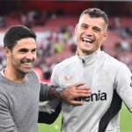 Granit Xhaka s Mikelom Artetom