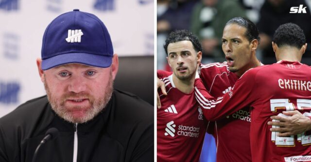 Wayne Rooney (left) and Virgil van Dijk - both pics GETTY
