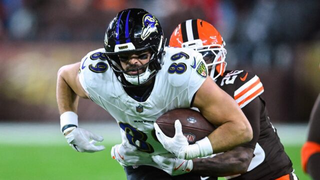 NFL skóre: Ravens porazili Browns za falošným tush push TD NFL skóre: Ravens porazili Browns za falošným tush push TD