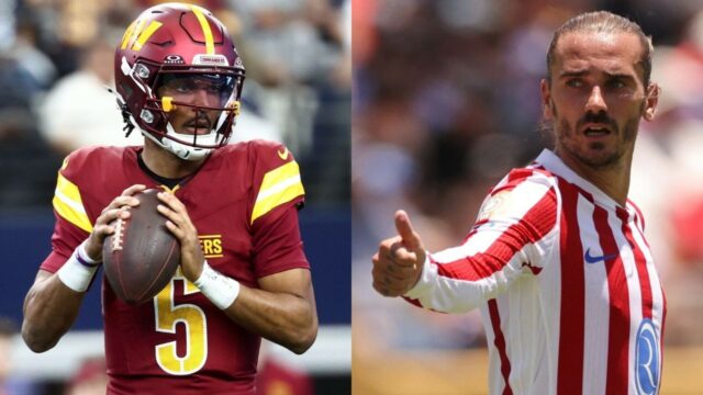 NFL v Madride: Jayden Daniels 'Superfan' Antoine Griezmann chce na NFL v Madride: Jayden Daniels 'Superfan' Antoine Griezmann chce na jeden deň vymeniť miesto s Patrickom Mahomesom