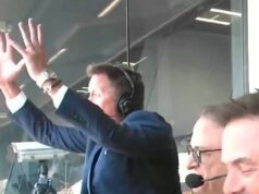 Nadštandardný komentár Ashesovej hviezdy kanála Seven rozdeľuje fanúšikov, pretože je odsúdený za to, že kriket znel ako rokenrolový zápas Kriketových fanúšikov počas prvého Ashes Testu rozdelili vyčíňanie Channel Seven a hviezdy Triple M Jamesa Brayshawa.