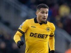 Najnovší prestup Joaa Gomesa do Man Utd, keď sa objavil plán Rubena Amorima počas rokovaní o 44 miliónoch libier Joao Gomes pri lopte pre Wolves.