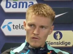 Najnovšie z Arsenalu: Skutočný charakter Martina Odegaarda sa ukazuje ako hviezda Gunners narovnávala rekord Manažér Arsenalu Mikel Arteta počas tréningu v Sobha Realty Training Center 07. novembra 2025 v London Colney, Anglicko.