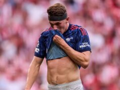 Najnovšie z Arsenalu: Viktor Gyokeres naliehal, aby schudol, keďže útočník Gunners odhalil „relaps“ Manažér Arsenalu Mikel Arteta počas tréningu v Sobha Realty Training Center 07. novembra 2025 v London Colney, Anglicko.