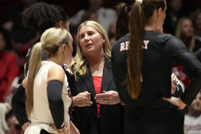 Volejbalový tréner Nebrasky Dani Busboom Kelly Division I Women's Volleyball Championship - Source: Getty