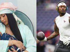 Nefiltrované video, na ktorom sa pupočná šnúra novorodeného syna Stefona Diggsa a Cardi B mení na zlaté šperky logo pochodového šialenstva