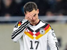 Nemecké médiá narážajú na „slabého“ Floriana Wirtza, zatiaľ čo trápenie hviezdy Liverpoolu pokračuje Florian Wirtz z Nemecka gestikuluje počas kvalifikačného zápasu majstrovstiev sveta 2026 medzi Luxemburskom a Nemeckom na Stade de Luxembourg 14. novembra 2025 v Luxemburgu.