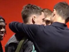 Neviditeľné zábery z tunela Floriana Wirtza a Xabiho Alonsa, ktorí nevedeli, že sa točia kamery Florian Wirtz počas zápasu fázy MD4 Ligy majstrov UEFA 2025/26 medzi Liverpool FC a Real Madrid CF na Anfielde.