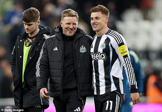 Newcastle 2:1 Man City: Dvojgólový hrdina Harvey Barnes zaháňa oblaky, Na 19. pokus v Premier League to bolo pre Howea prvé víťazstvo nad Manchestrom City