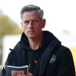 Dave Hughes on the touchline