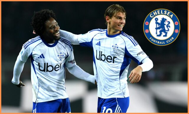 Nico Paz oslavuje gól pre Como