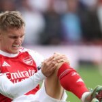 Martin Odegaard z Arsenalu sa zranil