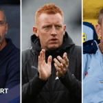 Split image with Gary O'Neil, Will Still and Jon Dahl Tomasson