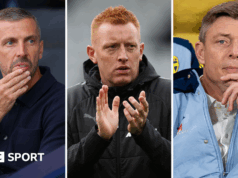 Norwich City: Gary O’Neil, Jon Dahl Tomasson a Will stále vedú rozhovory Split image with Gary O'Neil, Will Still and Jon Dahl Tomasson