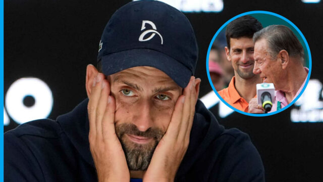 Novak Djokovič sa zlomí počas emocionálnej pocty „veľmi špeciálnemu mužovi“ Novak Djokovič sa zlomí počas emocionálnej pocty „veľmi špeciálnemu mužovi“ Nikolovi Piličovi