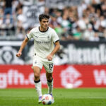 MOENCHENGLADBACH, NEMECKO - 14. septembra: Gio Reyna v akcii počas bundesligového zápasu medzi Borussiou Moenchengladbach a SV Werder Brémy v Borussia-Parku 14. septembra 2025 v nemeckom Moenchengladbachu. (Foto Christian Verheyen/Borussia Moenchengladbach cez Getty Images)