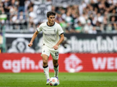 Novembrová súpiska USMNT: Gio Reyna sa vracia, Christian Pulisic sa zúčastnil priateľských zápasov proti Uruguaju a Paraguaju MOENCHENGLADBACH, NEMECKO - 14. septembra: Gio Reyna v akcii počas bundesligového zápasu medzi Borussiou Moenchengladbach a SV Werder Brémy v Borussia-Parku 14. septembra 2025 v nemeckom Moenchengladbachu. (Foto Christian Verheyen/Borussia Moenchengladbach cez Getty Images)