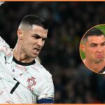 Cristiano Ronaldo reaguje počas zápasu medzi Portugalskom a Írskom