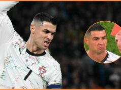 Nový uhol výzvy Cristiana Ronalda, ktorý viedol k červenej karte Cristiano Ronaldo reaguje počas zápasu medzi Portugalskom a Írskom