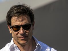 Objavujú sa podrobnosti o miliardárovi, ktorý kupuje podiel Tota Wolffa v Mercedese F1 Paddock Mercedesu na okruhu Circuit de Monaco 24. mája 2024 v Monte-Carlo. Zdroj: Getty