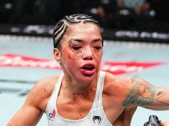 Ohromujúca hviezda UFC zostala po brutálnej krvavej porážke v Madison Square Garden na nepoznanie Tracy Cortez v akcii na UFC 322