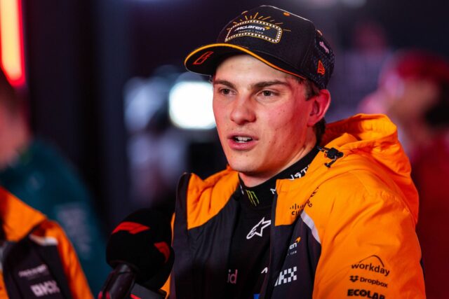 Oscar Piastri na kvalifikácii F1 na Veľkú cenu Las Vegas - Zdroj: Getty