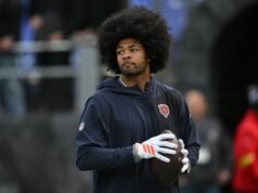 Otec Rome Odunze chce, aby Bears vymenil WR pri nedostatku cieľov v útoku Bena Johnsona logo pochodového šialenstva