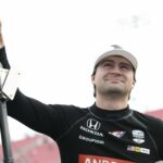 Pato O'Ward (úplne vľavo) a Colton Herta (úplne vpravo) na IndyCar Series Bommarito Automotive Group 500 - Zdroj: Getty