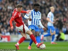 Paul Scholes povedal Man United, že cieľ Rubena Amorima v hodnote 100 miliónov libier NIE JE hráč, ktorého potrebujú Paul Scholes varoval Man United pred prenasledovaním Carlosa Balebu z Brightonu za 100 miliónov libier, pričom Red Devils sa zamerali aj na Elliotta Andersona z Nottinghamu Forest.