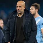 Pep Guardiola ukazuje prstom na vinu po prehre Man City s Bayerom Leverkusen | Futbal | Šport