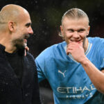 Pep Guardiola víta vzostup Erlinga Haalanda po tom, čo sa útočník Manchestru City dostal do nových výšin