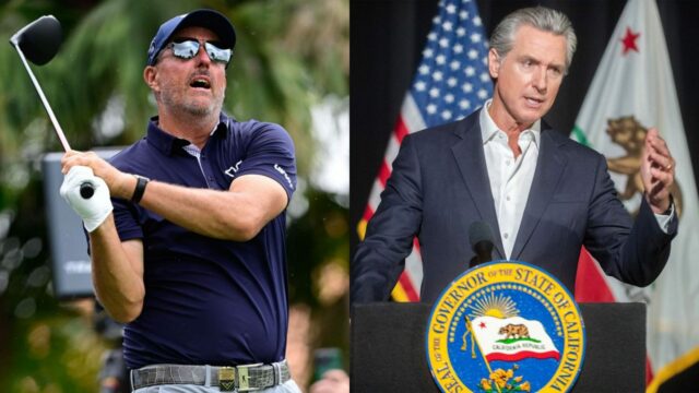Phil Mickelson kritizuje Gavina Newsoma, pretože Kalifornia údajne míňa 450 Snímka obrazovky z komentára Mickelsona pod príspevkom Newsom / X: @PhilMickelson