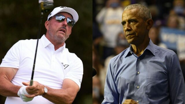 Phil Mickelson upustil od 3-slovnej reakcie na Baracka Obamu, ktorý údajne klamal o Obamacare
