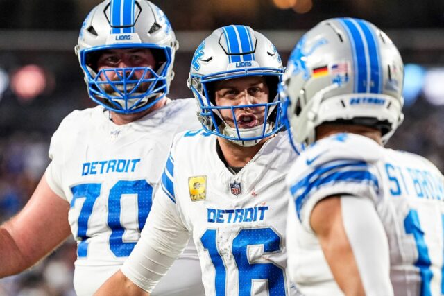 Philadelphia Eagles vs. Detroit Lions predpokladaná štartovacia zostava a hĺbkový logo pochodového šialenstva