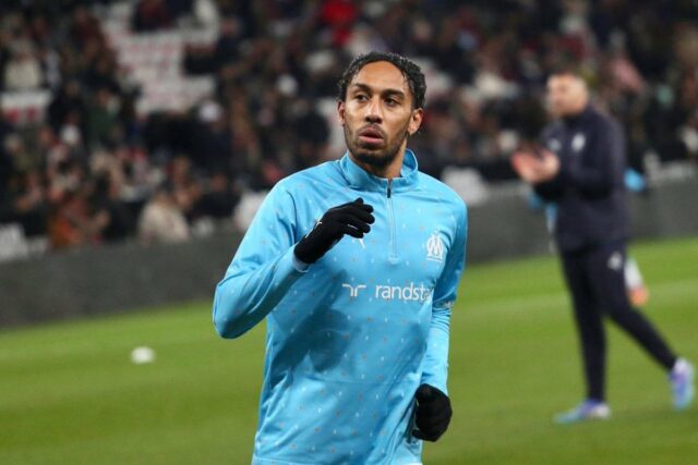 Pierre-Emerick Aubameyang dosiahol míľnik 400 gólov, keď Marseille prekonalo gólový rekord proti Nice
