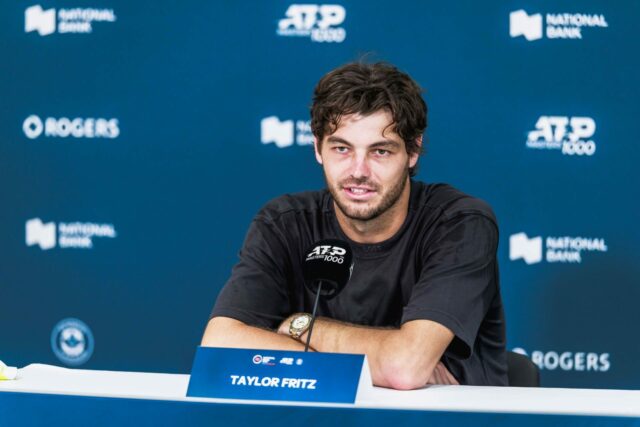 Po podpornej výzve Taylora Fritza pred rokmi, bývalý hráč z Taylor Fritz na turnaji Nitto ATP Finals 2025 – 5. deň – Zdroj: Getty