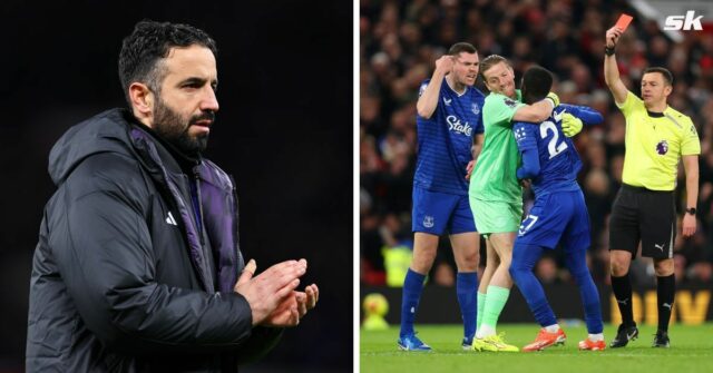 Po tom, čo Idrissa Gueye dostane červenú kartu za popľutovanie so spoluhráčom, Ruben Amorim odhaľuje, prečo chce, aby hráči Manchestru United medzi sebou bojovali.
