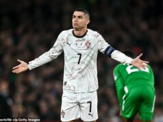 Portugalsko sa „chystá odvolať sa proti červenej karte Cristiana Ronalda počas porážky Írskej republiky v nádeji, že nebude ZAKÁZANÝ na žiadnych zápasoch majstrovstiev sveta“ Portugalská futbalová federácia (FPF) sa podľa správ v Portugalsku chystá odvolať proti zákazu udeľovania červených kariet Cristianovi Ronaldovi.