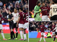 Požaduje vyšetrovanie, pretože fanúšikovia West Hamu obviňujú Lucasa Paquetu z „podozrivej“ červenej karty proti Liverpoolu Požaduje vyšetrovanie, pretože fanúšikovia West Hamu obviňujú Lucasa Paquetu z „podozrivej“ červenej karty proti Liverpoolu