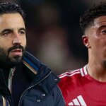 Joshua Zirkzee v zápase Nottingham Forest vs Manchester United